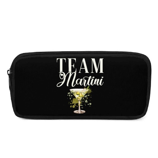 Team Martini Cocktail Bartender Pencil Cases