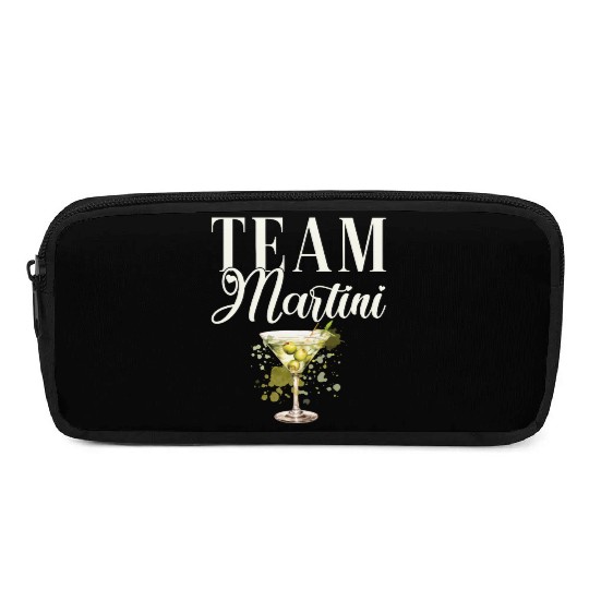 Team Martini Cocktail Bartender Pencil Cases