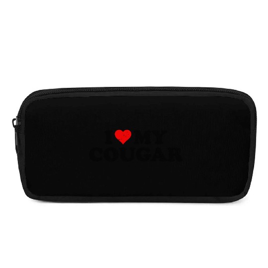 I Love Cougars Cougar Humor Valentine's Day 4WH1 Pencil Cases