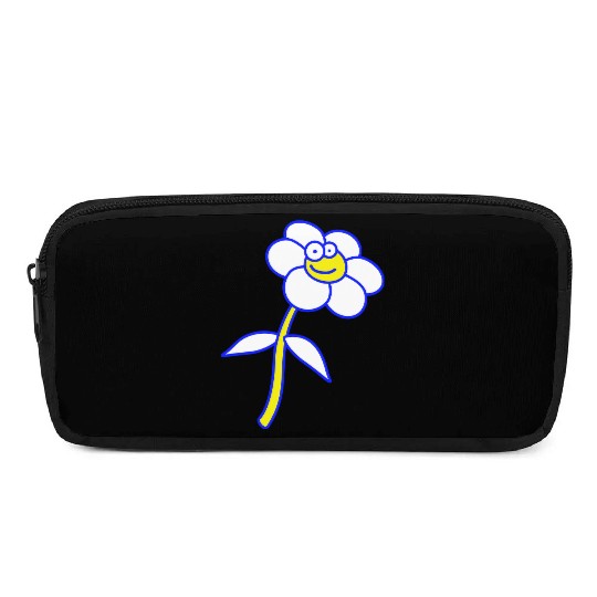Sweet Flower Spring Summer Nature Funny Face Fun Pencil Cases