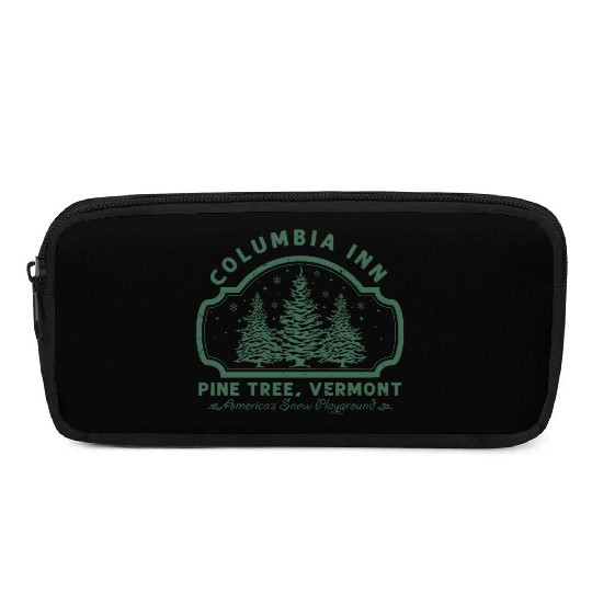 Columbia Inn Pine Tree Vermont White Christmas Pencil Cases