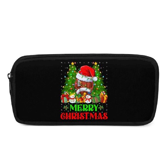 Rugby Christmas Pencil Cases