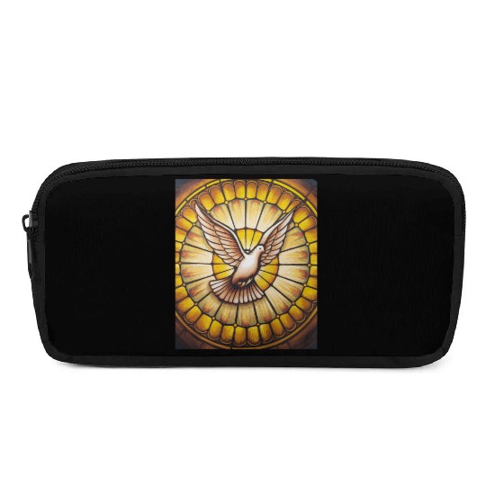 Stained Glass Dove in Flight - Peace & Spiritualit Pencil Cases