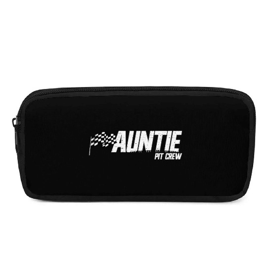 Pit Crew Auntie Race Birthday Family Racing Auntie Pencil Cases