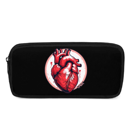 Anatomy of a Heart Pencil Cases