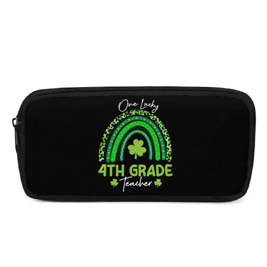 One Lucky 4th Grade Teacher St Patrick's day Pencil Cases