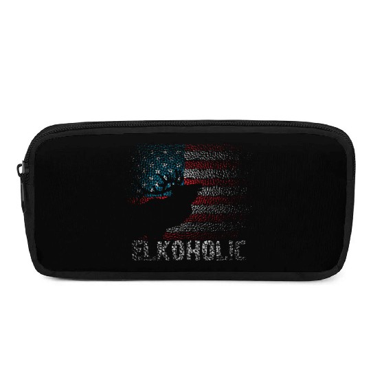 Elk Hunting Elkaholic Hunters Pencil Cases
