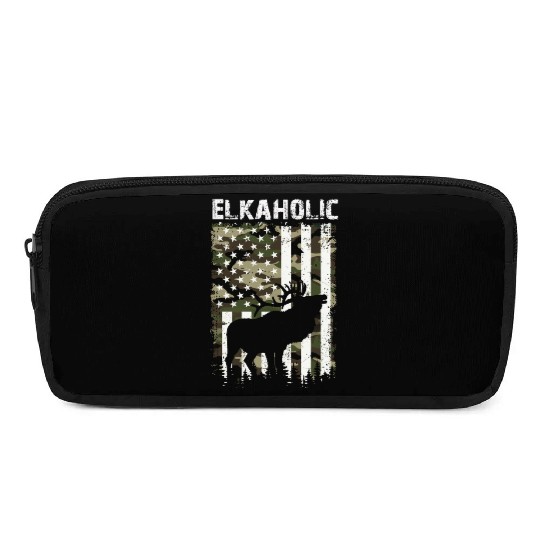 Elk Hunting Elkaholic Hunters Pencil Cases
