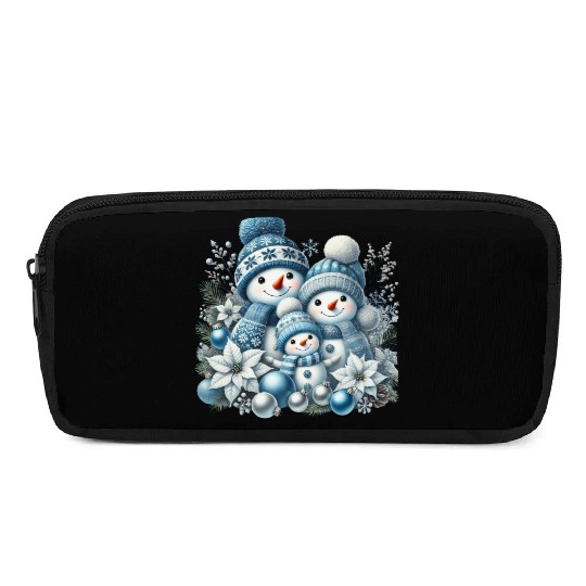 Snowman Christmas, Merry Christmas Pencil Cases