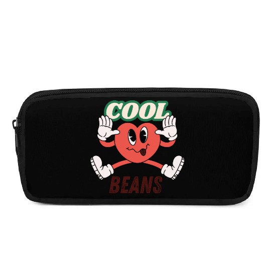Womens Funny Pencil Cases Cool Beans Holiday Sunday