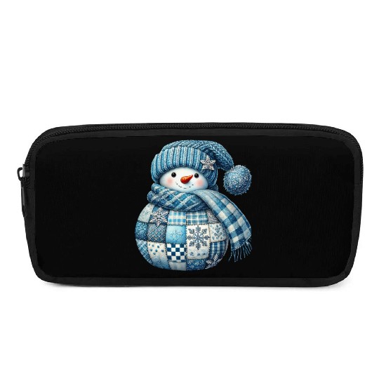 Snowman Christmas, Cute Christmas Pencil Cases