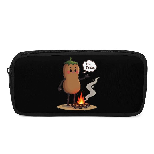 Chestnuts Roasting Christmas Cartoon Pencil Cases