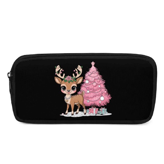 Coquette Christmas Reindeer Pencil Cases