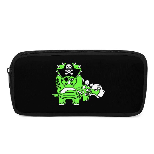 Triceratops Stegosaurus 2 Dinosaur Pirates Dinos Pencil Cases
