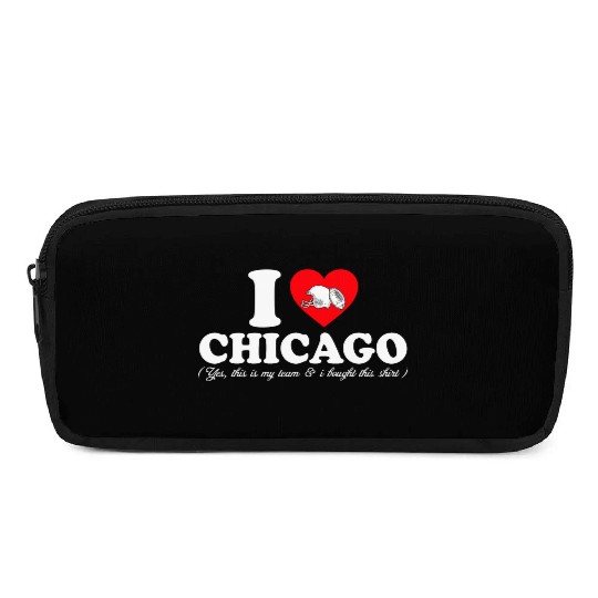 Groovy I Love CHICAGO Pencil Cases