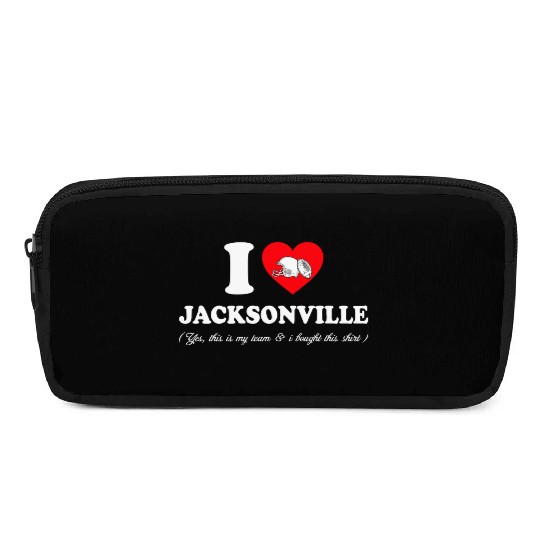 Groovy I Love Jacksonville Pencil Cases
