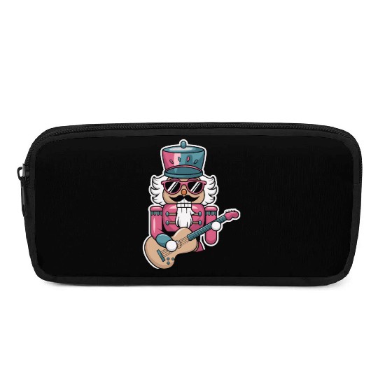 Nutcracker Playing Guitar Pencil Cases