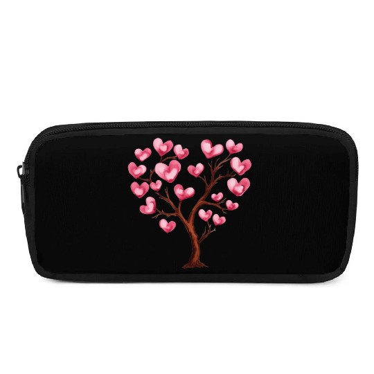 Heart Tree, Valentines Day Pencil Cases