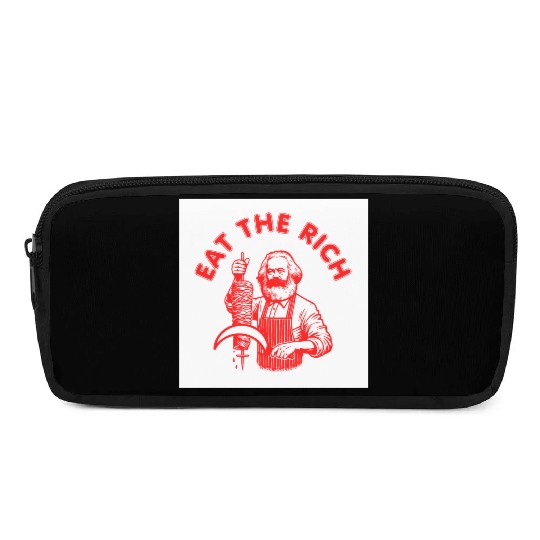 Eat the rich Karl Marx Eat Doner Kebab Rich Pencil Cases