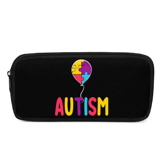 Autism Awareness Balloon - Spread Love and Support Pencil Cases