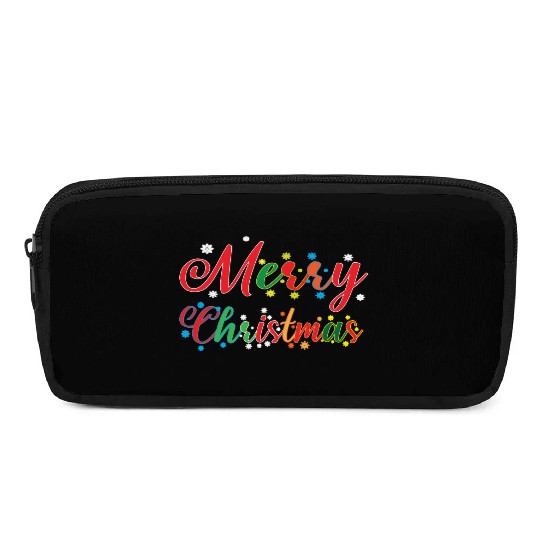 Holly Jolly Holidays : Merry Christmas Pencil Cases