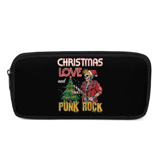 Rocky Christmas: Santa Claus Concert In Punk Rock Pencil Cases