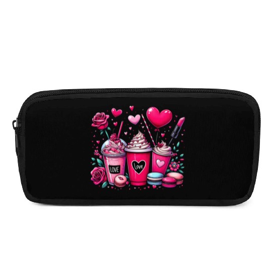 Valentines Day, Valentine Retro Pencil Cases