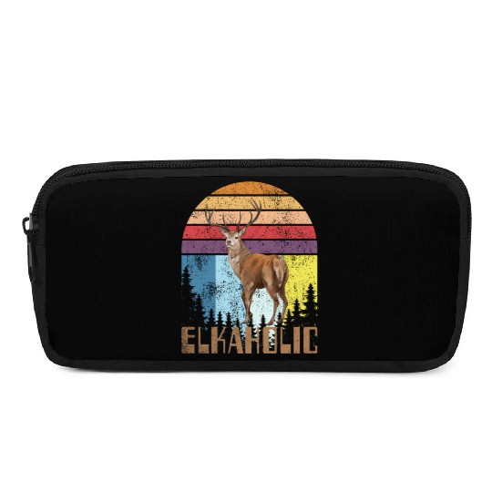 Elk Hunting Elkaholic Hunters Pencil Cases