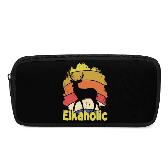 Elk Hunting Elkaholic Hunters Pencil Cases