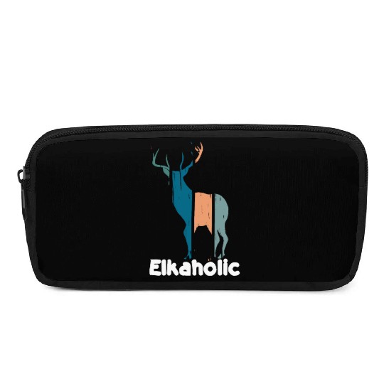 Elk Hunting Elkaholic Hunters Pencil Cases