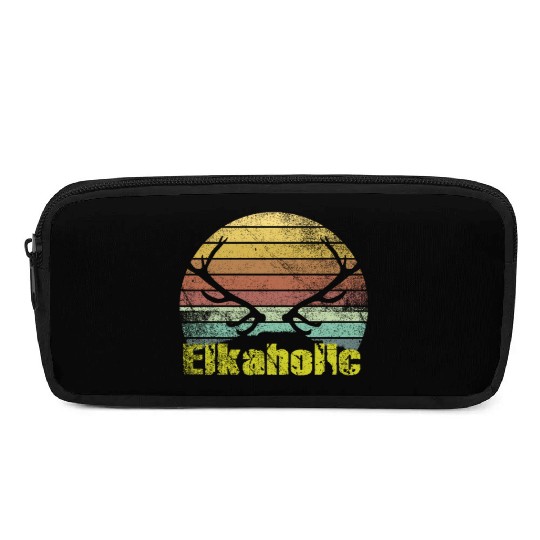 Elk Hunting Elkaholic Hunters Pencil Cases