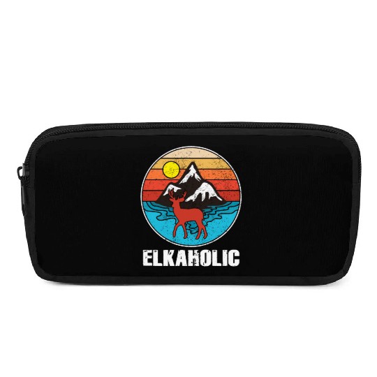 Elk Hunting Elkaholic Hunters Pencil Cases