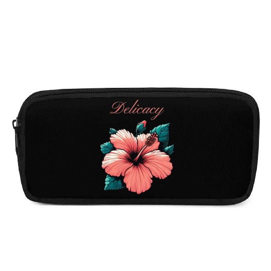 Hibiscus Grace: A Symbol of Delicacy and Elegance Pencil Cases