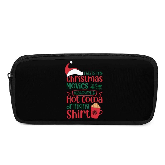 Christmas Movies Watching and Hot Cocoa Drinking Pencil Cases