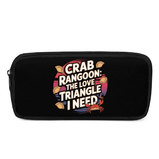 Crab Rangoon Lover American Chinese Sea Food Pencil Cases