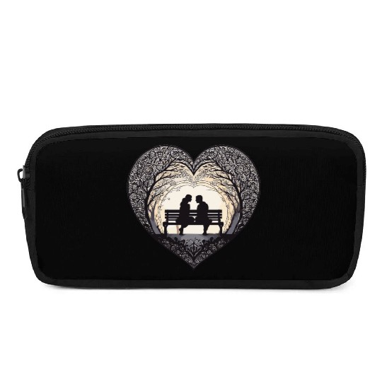 happy Valentine’s Day couple Pencil Cases