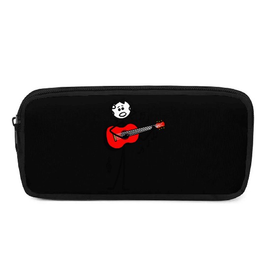 Guitar girl red guitar singing Pencil Cases