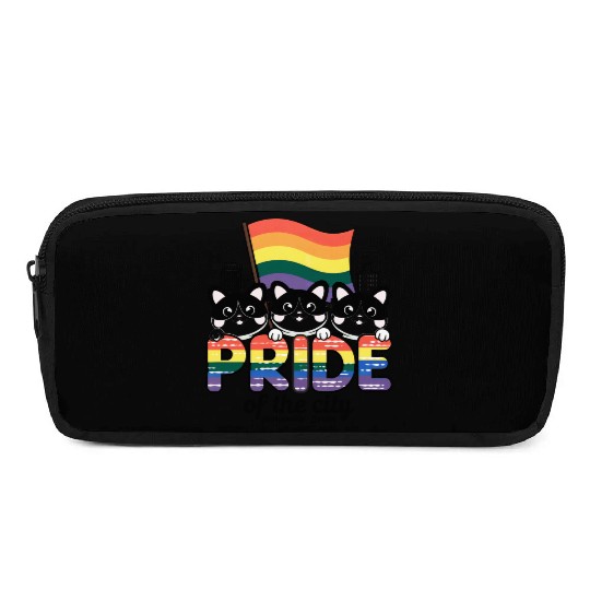 Pride of Jacksonville City Florida USA Rainbow Fla Pencil Cases