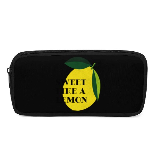 Sweet like a lemon Fruit Citrus Yellow Summer Pencil Cases