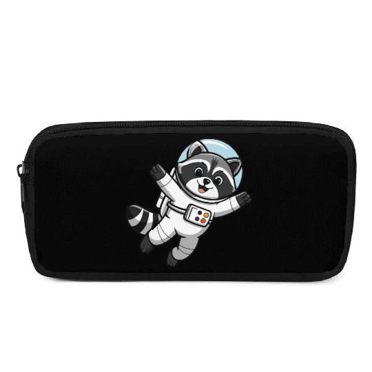 Astro Racoon for Kids Astronaut Pencil Cases