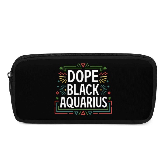 DOPE BLACK AQUARIUS Pencil Cases