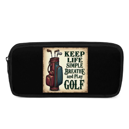 Golf Breath and Play Golf Pencil Cases