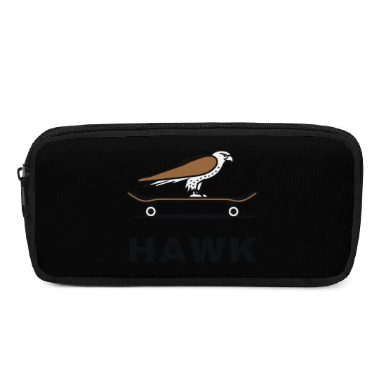 Hawk Skater Fan Skateboard Stunts Freestyle Gift Pencil Cases