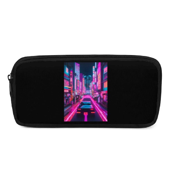 Synthwave 3 Pencil Cases
