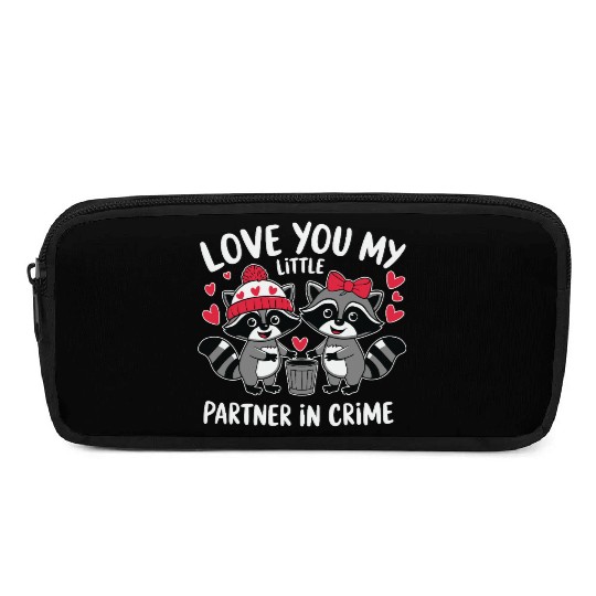 Love Partner in Crime Pencil Cases, Cute Animal Pencil Cases