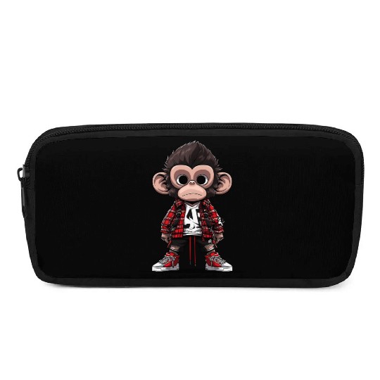 Bored Monkey Pencil Cases