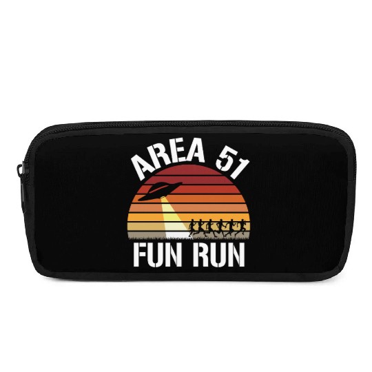 Area 51 Fun Run I Aliens UFO Roswell Alien Pencil Cases
