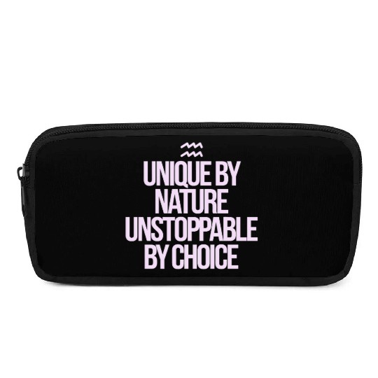 Unique By Nature Aquarius Character Zodiac Pencil Cases