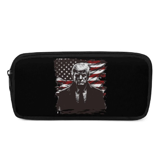Patriotic donald Trump–Bold & Gritty American Art Pencil Cases