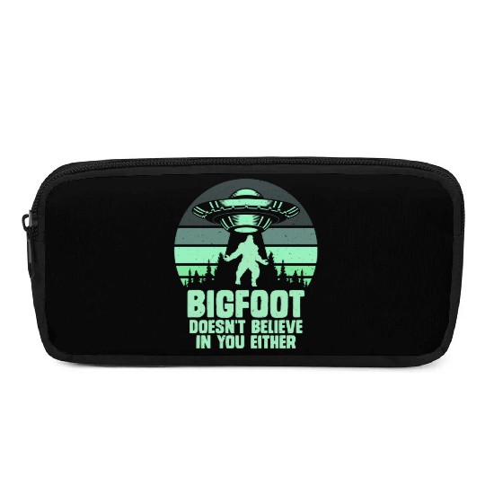 UFO-Bigfoot Yeti Sasquatch Pencil Cases